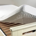 Douceur d'Intérieur Protège Matelas Uni Coton/Polyester/PEVA Blanc 60 x 120 cm - B00XIGQQII